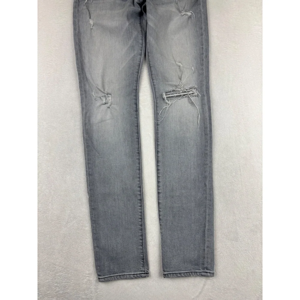 Joes Mens 31x34 Jeans Brixton Slim Straight Distressed Grungy Grey Denim